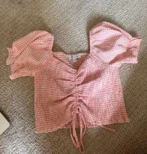 Boutique Crop Top White Size L thumbnail 1