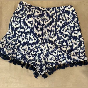 ZARA‎ Knotted Printed Tassel Wrapped Skort Size XS thumbnail 4