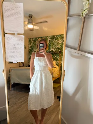 Wild Fable White midi summer dress thumbnail 2