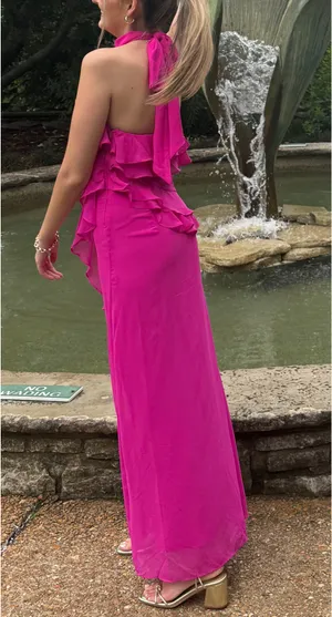 CeCe Dress Pink Hot thumbnail 3