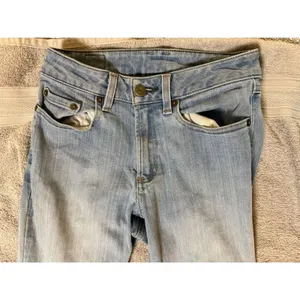 L.L.Bean Bean Flex Jeans Straight Women Size 2 Stretch Pockets Mid Rise Zip thumbnail 5
