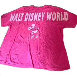 Walt Disney World Mickey Mouse Hot Pink Graphic T-Shirt XXL Disney Parks thumbnail 1