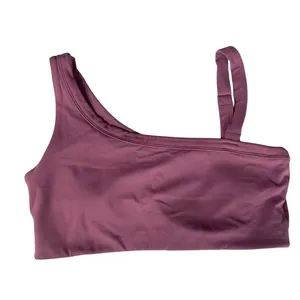 Vitality Cloud II Asym Sports Bra One Shoulder Mauve XL‎ Yoga Pilates thumbnail 3