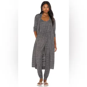 Free People FP Beach Bicoastal Romper Charcoal Gray Size Small Lounge thumbnail 4