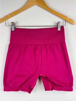 Gymshark Vital Seamless 2.0 Shorts Pink Marl High Waisted Workout Gym Size M thumbnail 7