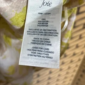 Joie Green And White Mockneck Tank Top Size Medium‎ thumbnail 7