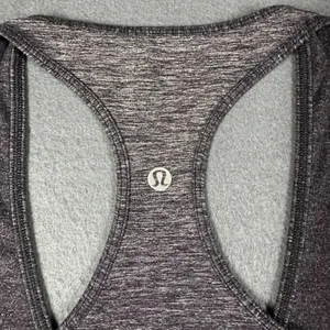 Lululemon Tank Top Womens 6* Heather Gray Cool Racerback Tank Top Pullover thumbnail 6