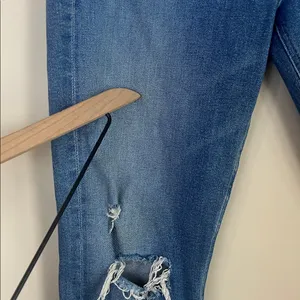MOTHER The Tripper Ankle Fray Straight Leg Distressed Button Fly‎ Sz 27 thumbnail 5