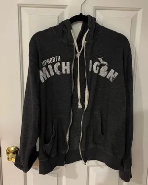 Michigan Sweatshirt Gray Size L thumbnail 1