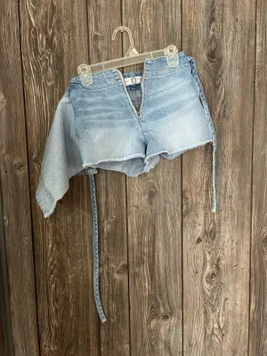 Free People We The Free Denim Skort thumbnail 2