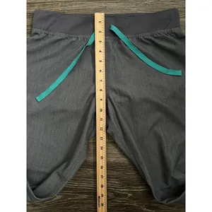 Figs Livingston Basic Scrub Pants Womens S Gray Straight Leg FIONx Medical thumbnail 3