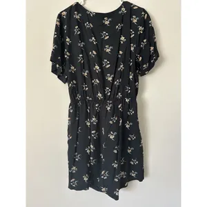 Madewell Daisy Print Button Up Boho Feminine Cottagecore Romper Size Large thumbnail 2