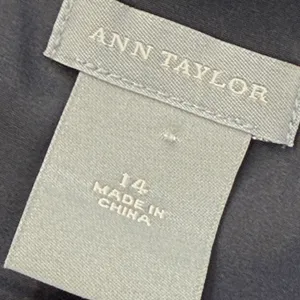 Ann Taylor Navy Blue Sleeveless Zip Back Dress Womens Plus Size 14 thumbnail 4
