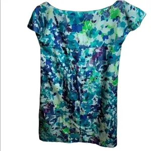 Anthropologie Le Shack 100% Silk Shift Dress by Tracy Feith Size 4 thumbnail 3