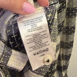 Anthropologie Pilcro Puff Sleeve Button Top M Gingham Plaid Wool Blend Cottage thumbnail 10