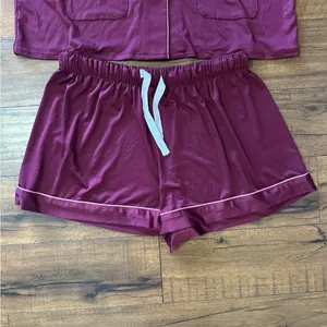Women's Pajama Set Purple Size L thumbnail 3