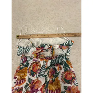 Paper Heart Dress Multicolor Fruit Floral Maxi Summer Ruffle Sundress Size Small thumbnail 10