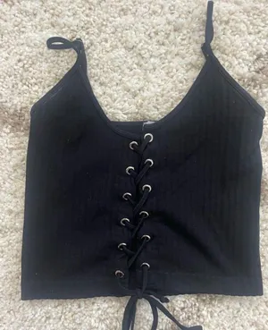 Black Tie Up Top thumbnail 1