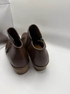 Time and Tru Women's Brown Memory Foam Ankle Boots thumbnail 5