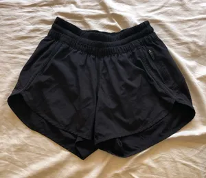Lululemon Tracker Shorts Black Athletic Running Short Lined 6 Small thumbnail 4