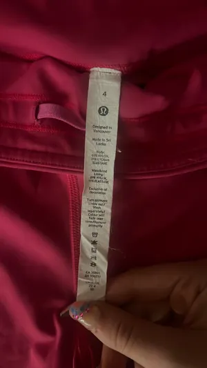 Lululemon hot pink leggings  thumbnail 8