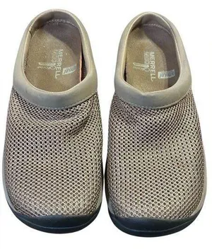 Merrell Encore Breeze 2 Slip On Casual Mules Shoes Outdoors Tan Size 7.5 thumbnail 1