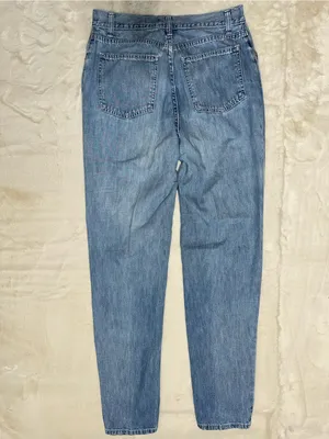 J. Crew Vintage Made in the US Women's Size 10 Light Blue Wash Mom Jeans thumbnail 3