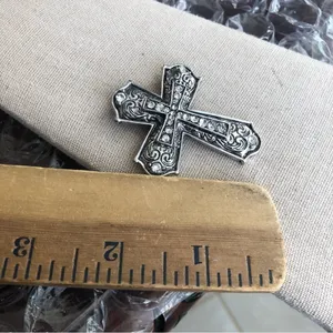Rhinestone Cross Pendant thumbnail 3