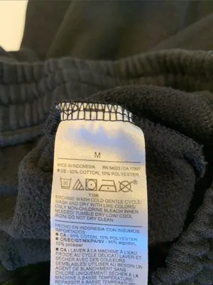 Old Navy Women’s Medium Classic Black Cotton Blend Jogger Sweatpants w/ Pockets thumbnail 6