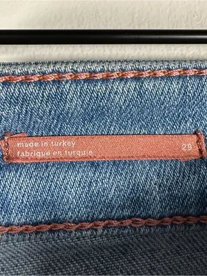 Anthropologie Pilcro‎ The Icon Flare Jeans 29 Blue Button Fly High Rise Denim thumbnail 10