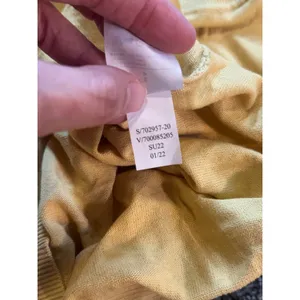 Banana Republic Forever Sweater Womens Small‎ Yellow Cotton Rayon Crew Neck S22 thumbnail 5