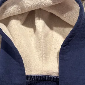 Abercrombie Full Zip Hoodie Jacket Y2K Spell Out Varsity Logo Preppy Navy Blue L thumbnail 7