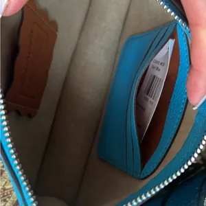 Coach CoachTopia Orange Leather zip curved Shoulder Bag thumbnail 13