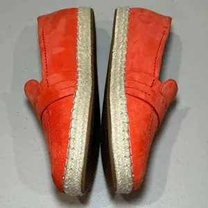 Cole Haan NWOT Women's Cloudfeel Montauk Orange Suede Espadrille Loafers‎ 8B thumbnail 4