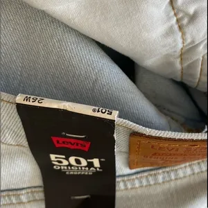 LEVI’S Cropped High Rise Straight Leg 501 Jean Size 26 NEW thumbnail 15