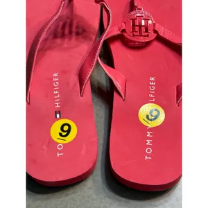 Tommy Hilfiger Women's‎ Pink Thong Flip Flops Sandals Size 9 B20 thumbnail 6