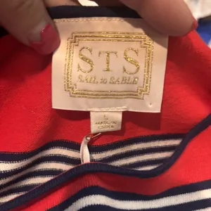 Sail to Sable STS Striped Knit Dress Red Navy White Size Large NWT‎ Nautical thumbnail 5
