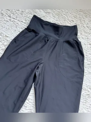 Old Navy Active High Rise Powersoft Go Dry Joggers Womens S Black Athleisure thumbnail 3