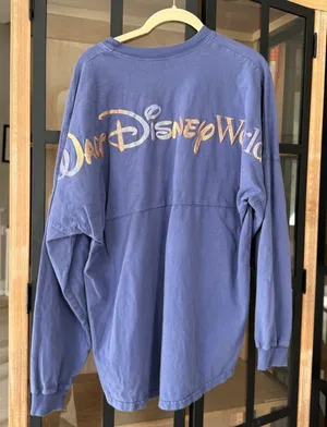 Walt Disney World 50th Anniversary Spirit Jersey tee pullover LongSleeve glitter thumbnail 1