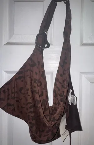 Tenshoppe Halter Top Brown thumbnail 1