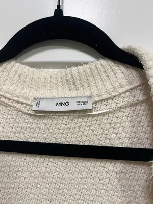 Mango Cream Zip Up Sweater  thumbnail 3