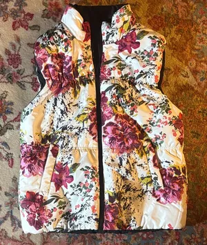 Reversible puffer vest Pink Size M thumbnail 1