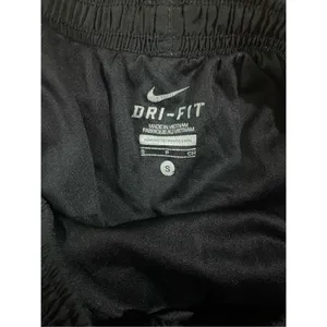 Nike Dri‎ fit womens black pink athletic shorts sz small thumbnail 3