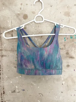 Lululemon Energy Bra Medium Support, B–D Cups, Pixel Diffuse Multi thumbnail 3