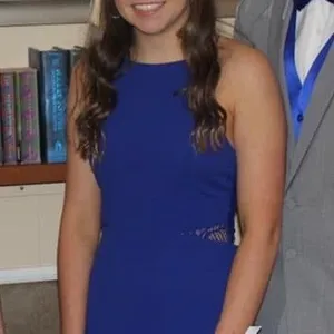 Blue Prom Dress Size M thumbnail 3