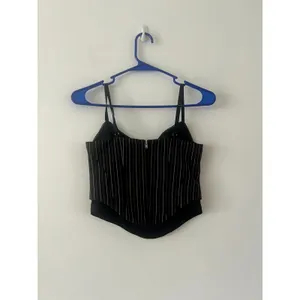 I.Am.Gia Havena Stripe Corset Tank Top Size XS thumbnail 4