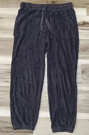 Aerie Brown Terrycloth Jogger Pants Women’s Small thumbnail 1