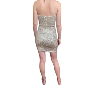 Windsor Sequin Bows Cutout Bodycon Mini Dress thumbnail 3