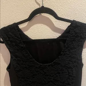 Apt. 9 Black Textured Mini Dress thumbnail 6
