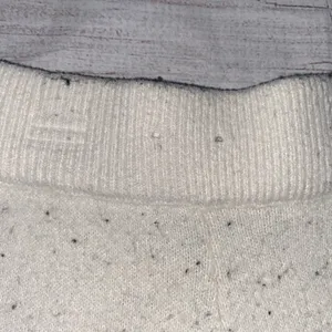 Cotton Candy LA pull on loungewear pants Cream color with grey/black accents thumbnail 6